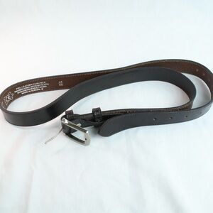 Genuine Black Leather Belt from Spain 46”